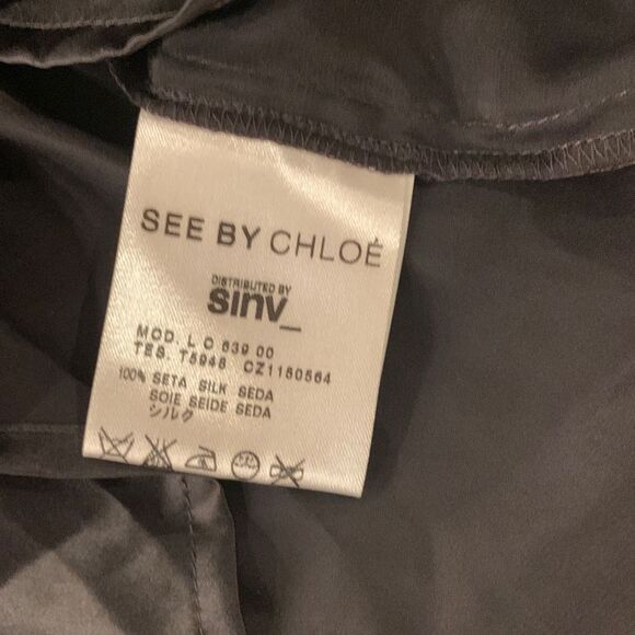 See By Chloe ruffle silk shirt - Picture 7 of 14